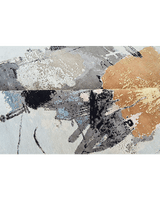 Grey Titan Round Rug