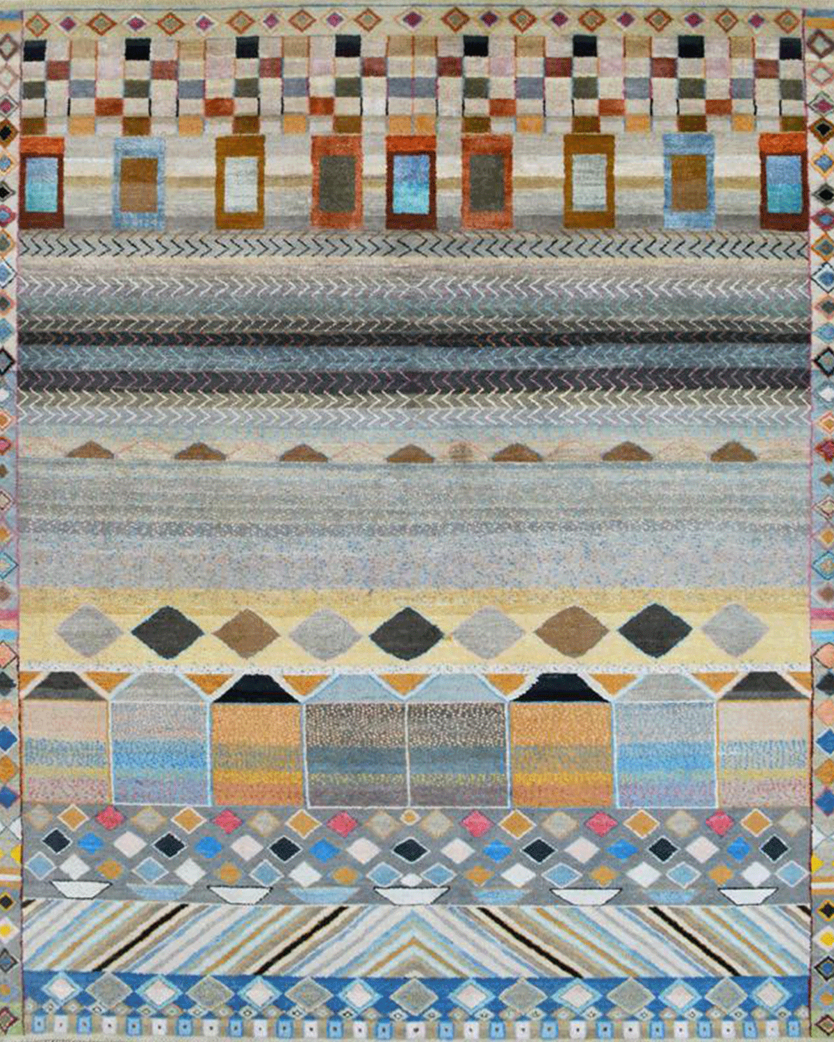 Tribal Triangles Rug
