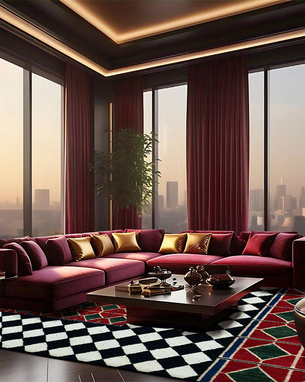 Heritage Hues Rug - 6'X6' | COLLABORATION | BENGAL NARRATIVE | SQUARE ...