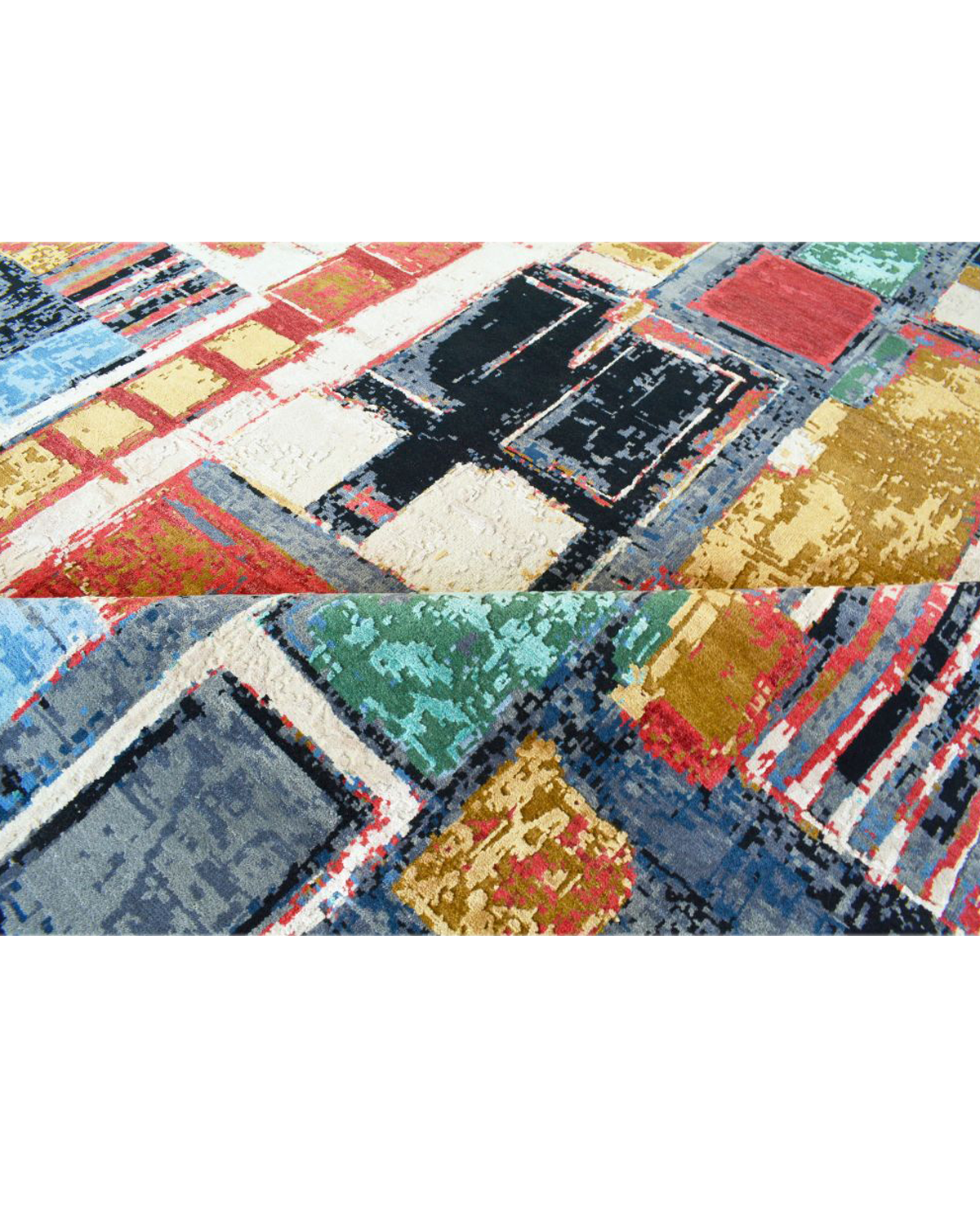 Vibrant Patches Rug