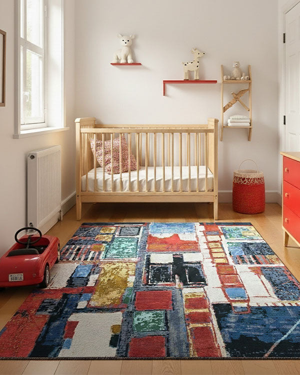 Vibrant Patches Rug