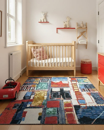 Vibrant Patches Rug