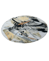 Black Monarch Round Rug