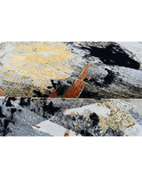 Black Monarch Round Rug