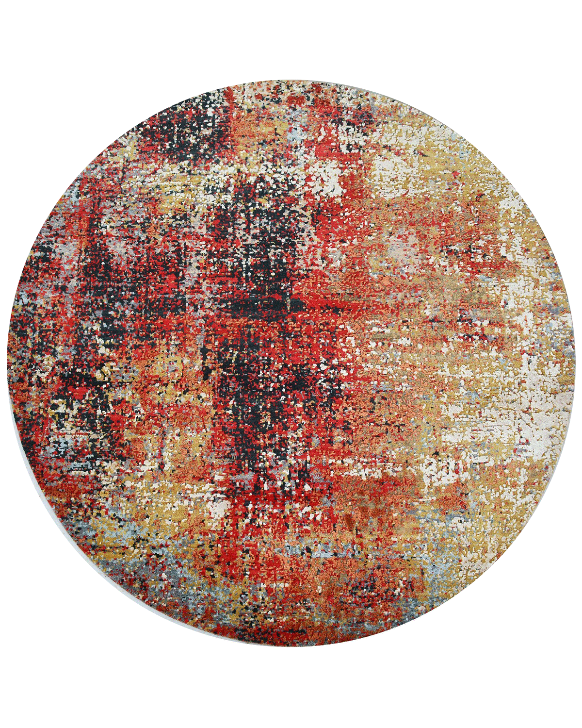 Russet Round Rug