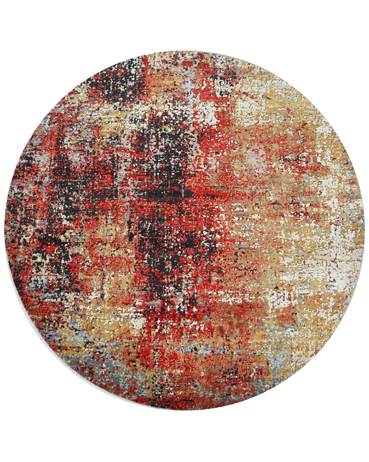 Russet Round Rug