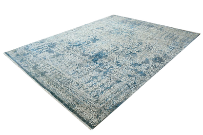 Spots Of Indigo Rug