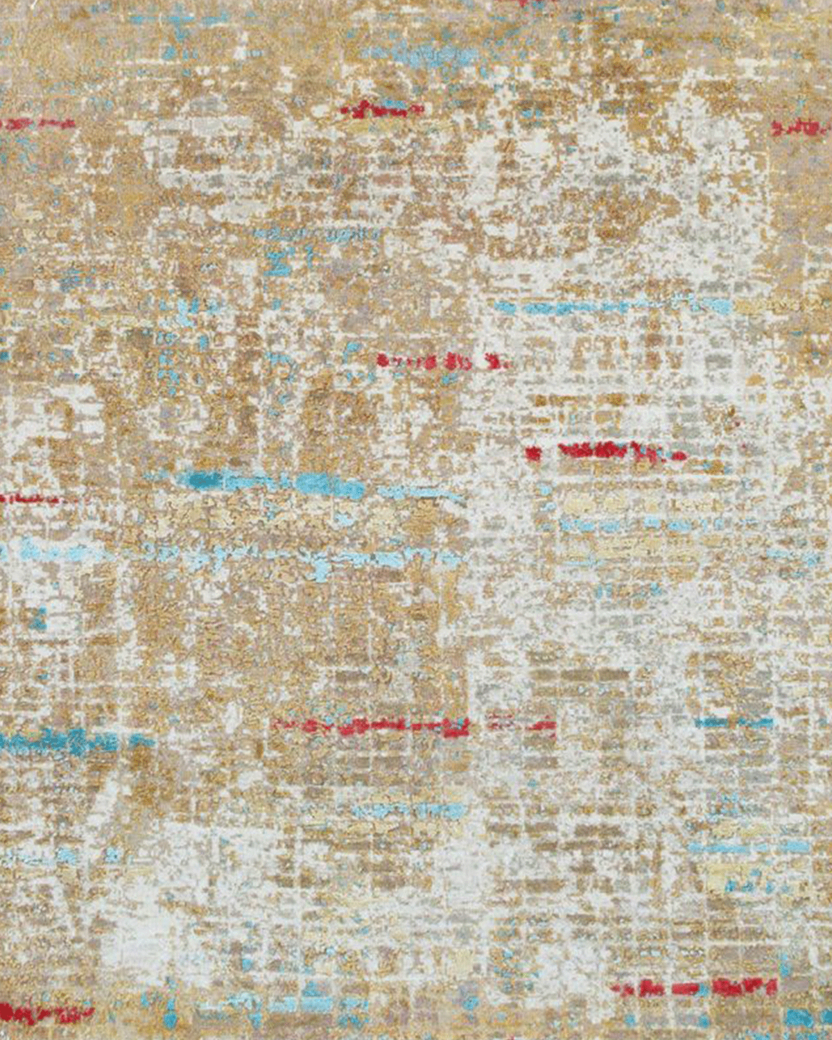 Beach Streaks - Hand Knotted Pure Silk Rugs - Cocoon Fine Rugs