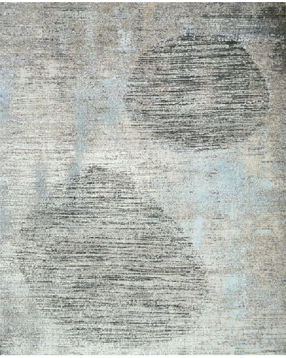 Silver Circles Rug