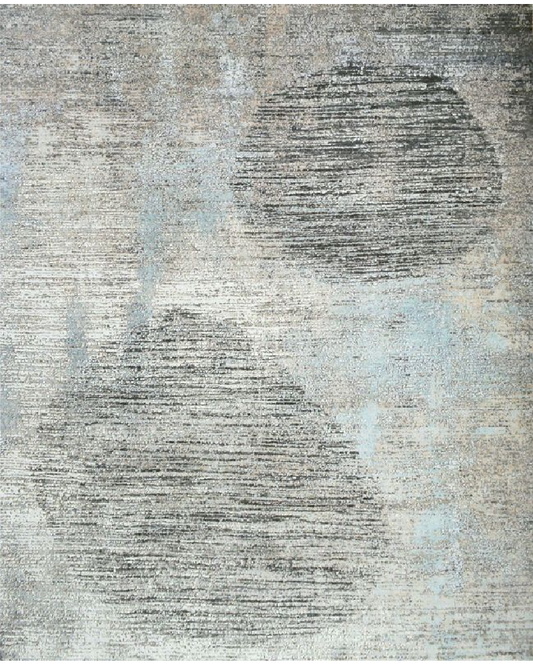 Silver Circles Rug