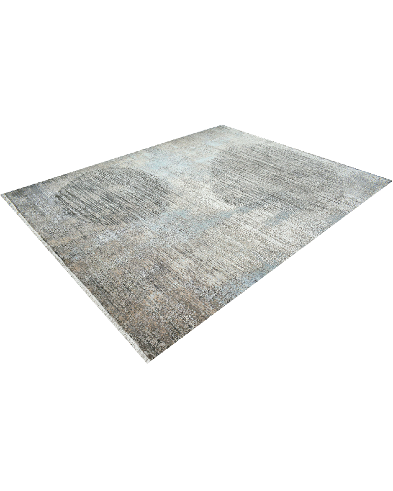 Silver Circles Rug