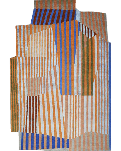 Striped Fragment Rug