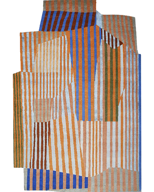 Striped Fragment Rug