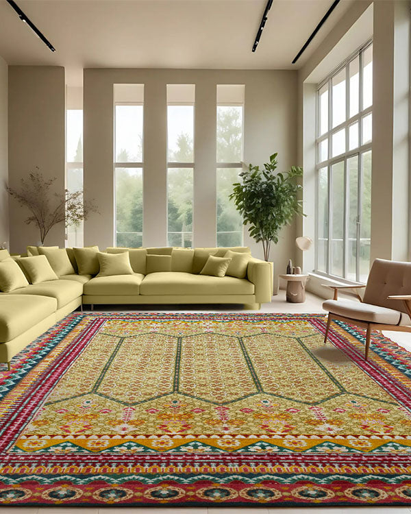 Handloom Heritage Rug | COLLABORATION | BENGAL NARRATIVE | RECTANGLE ...