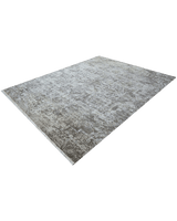 Vintage Charcoal Lattice Rug