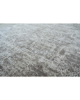 Vintage Charcoal Lattice Rug