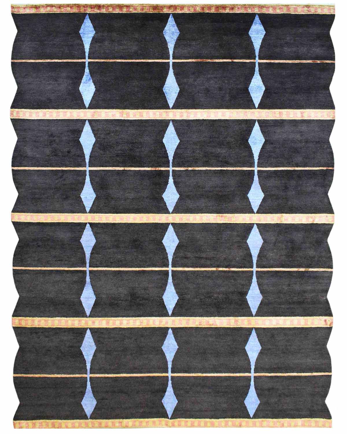 Brown Rhythmic Rug | Collaboration | The Pinakin Project – Cocoon Fine Rugs