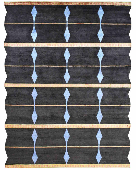 Brown Rhythmic Rug