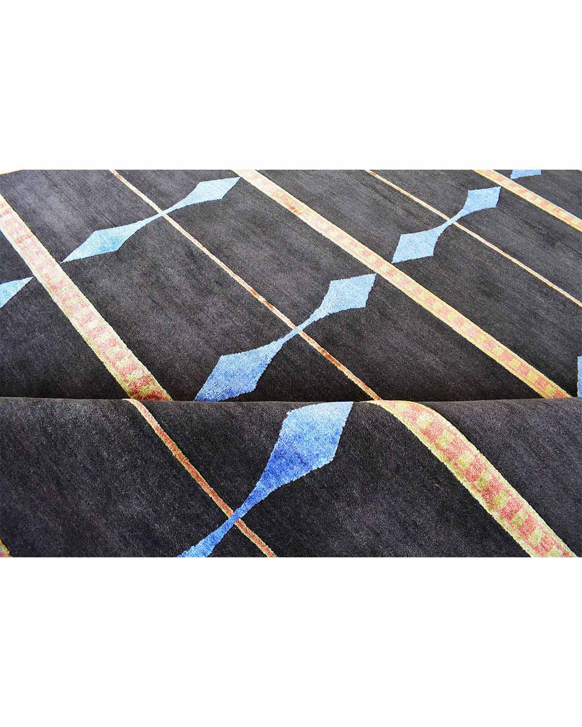 Brown Rhythmic Rug