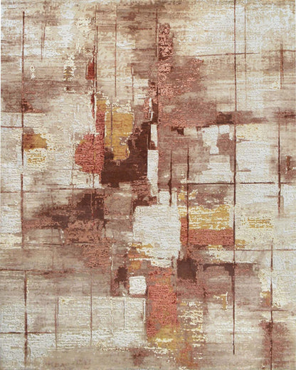 Rustic Crosshatched Rug