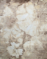 Big Brown Floral Rug