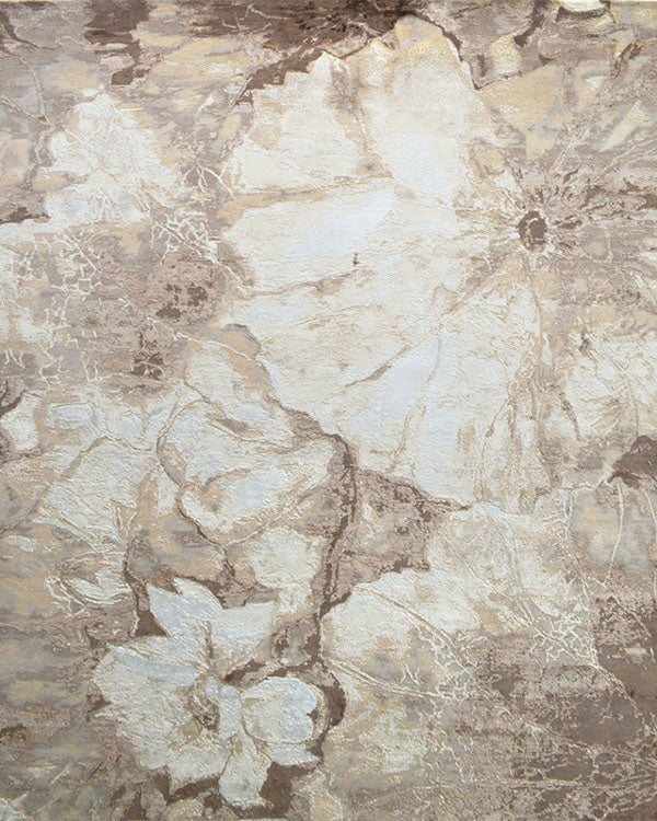 Big Brown Floral Rug