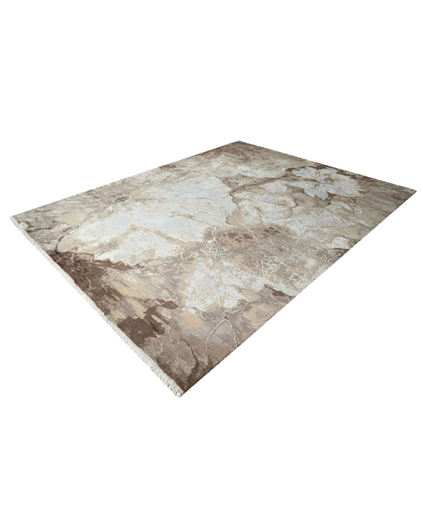 Big Brown Floral Rug