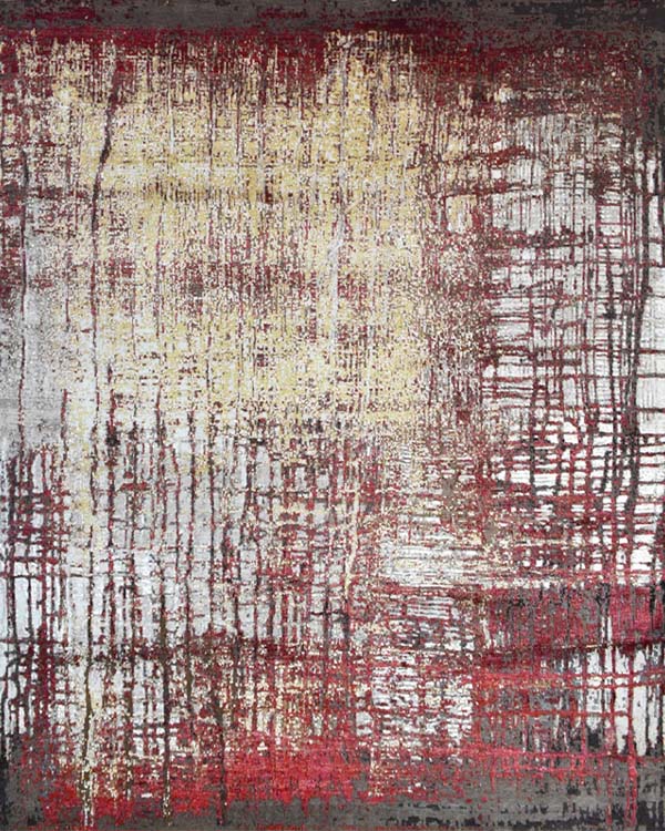 Crimson Cascade Rug