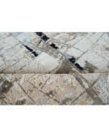 Multi Colored Distressed Rug