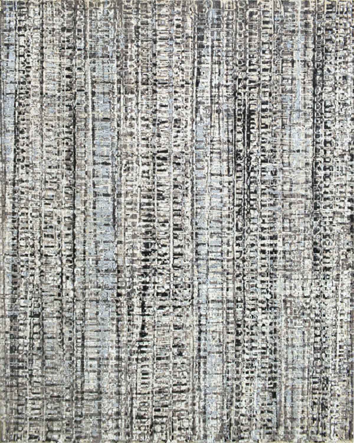 Slate Grid Rug