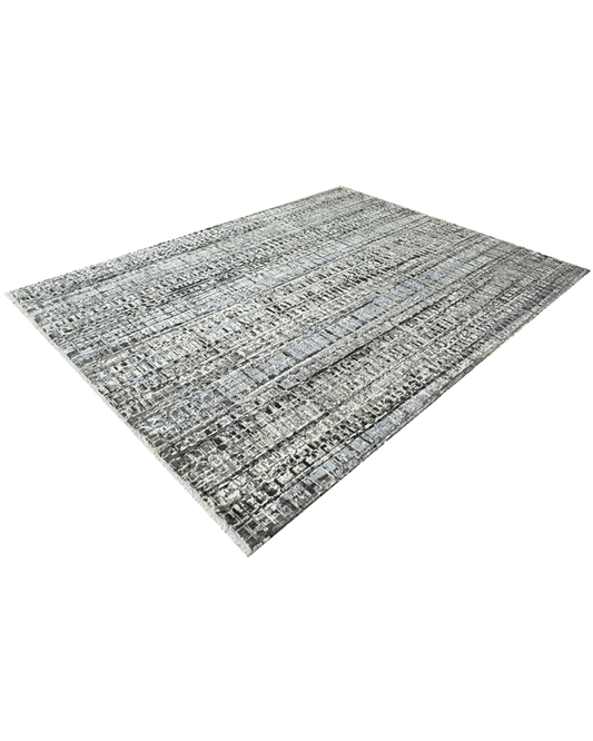 Slate Grid Rug