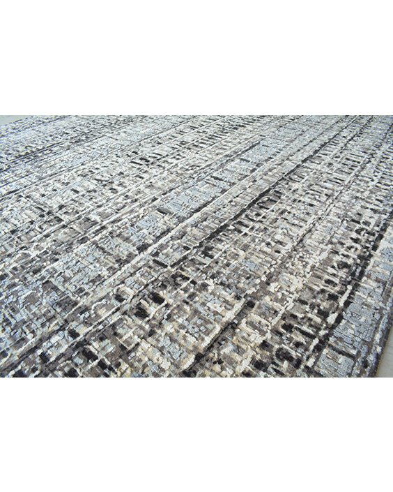 Slate Grid Rug
