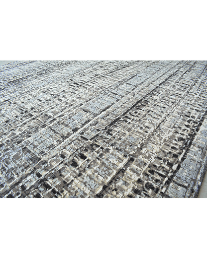 Slate Grid Rug