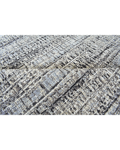 Slate Grid Rug