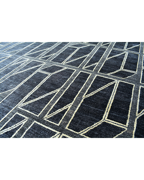 Charcoal Merlot Rug