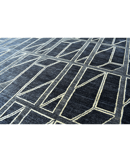 Charcoal Merlot Rug
