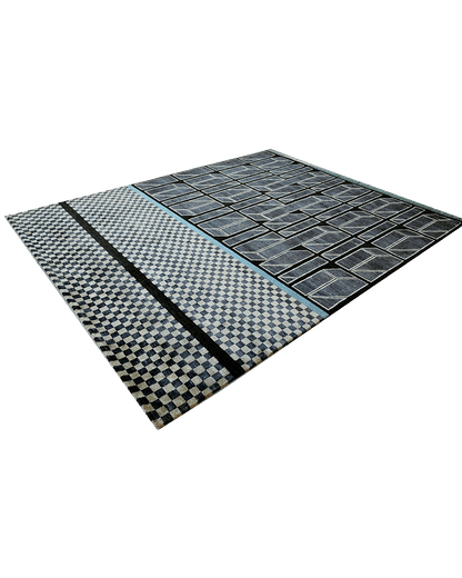 Charcoal Merlot Rug