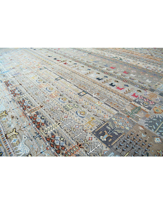 Abstract Grid Rug