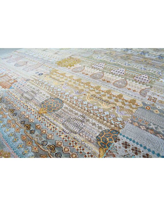 Multi Azure Rug