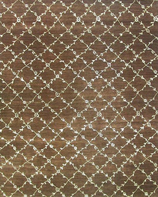 Ivory Leaf Rug