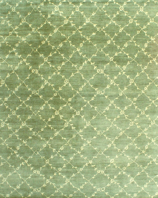 Green Leaf Rug