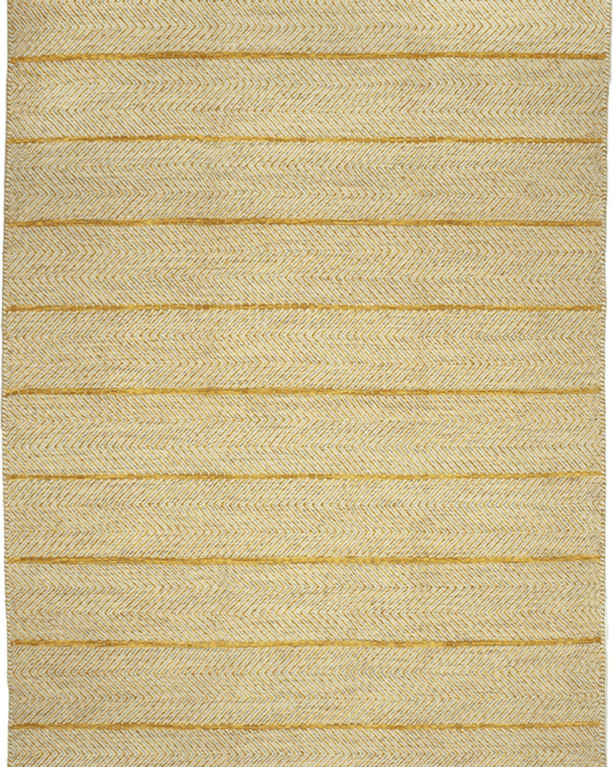 Gold Herringbone Rug