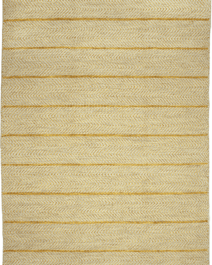 Gold Herringbone Rug
