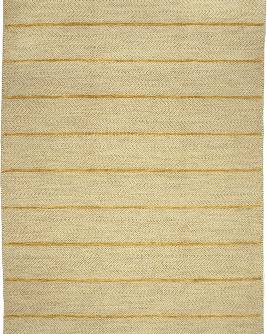 Gold Herringbone Rug