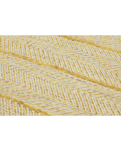 Gold Herringbone Rug