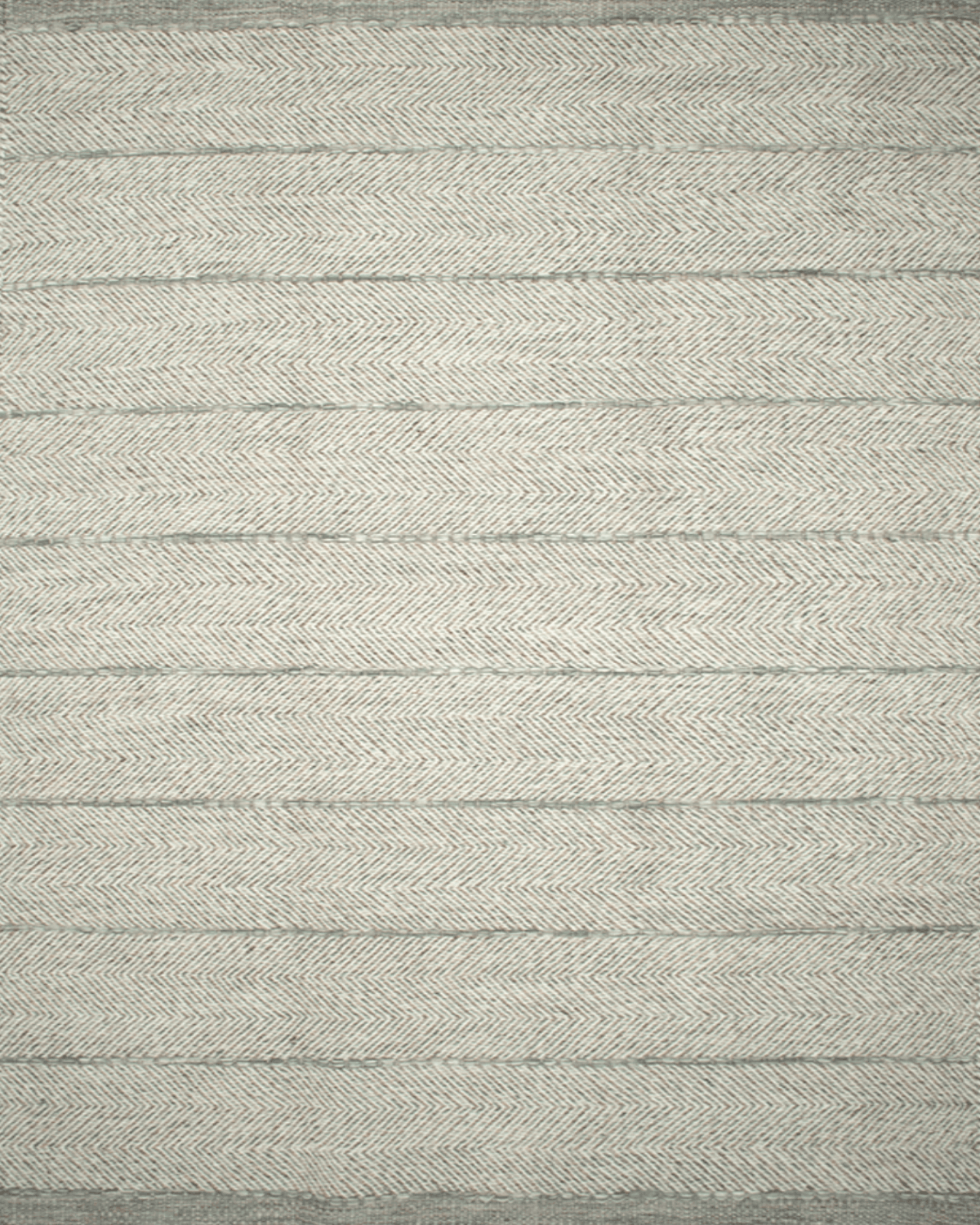 Light Grey Herringbone Rug
