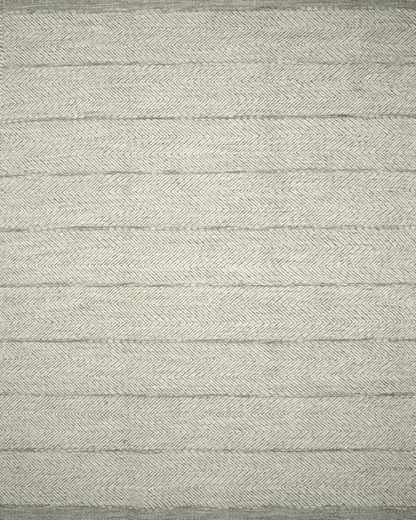 Light Grey Herringbone Rug
