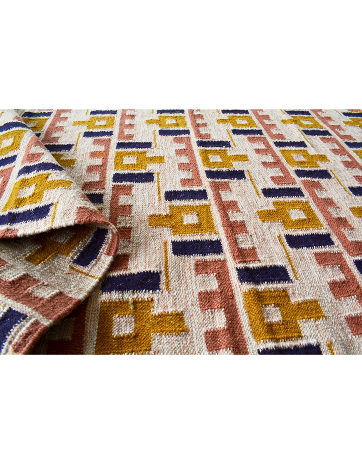 Geometric Beat Rug