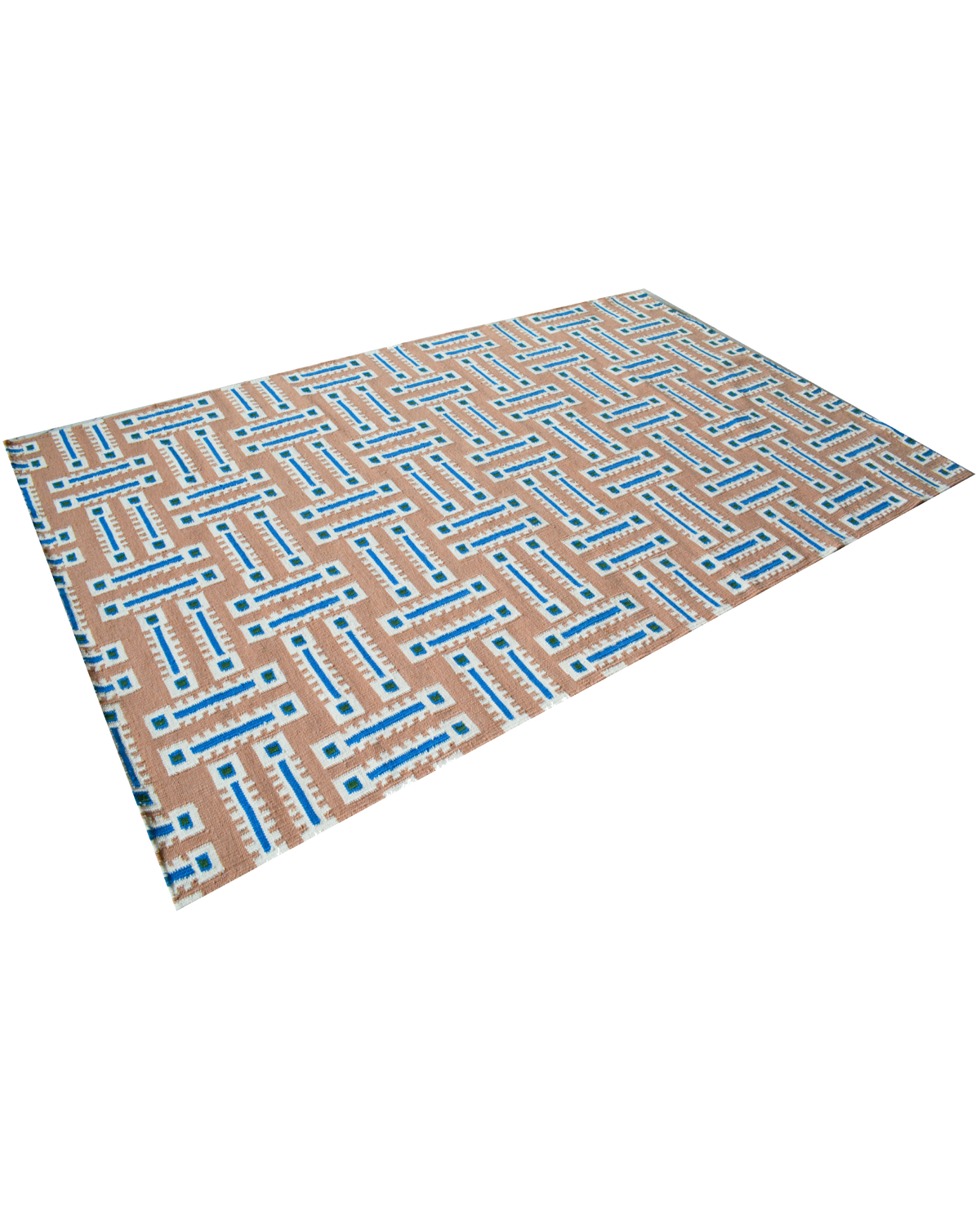 Puzzled Rug Puzzled Lanes | MODERN | BOHEMIAN | RECTANGLE | Multi & Pink | Flat ...