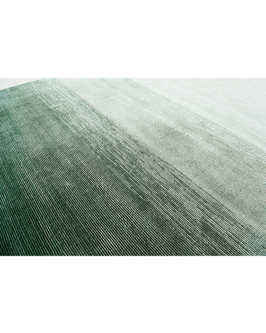 Green Linear Drift Rug
